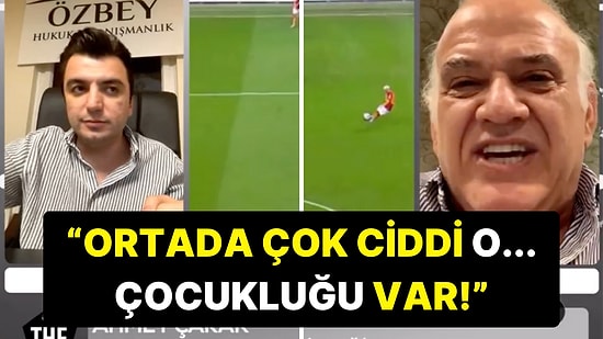 Ahmet Çakar Tartışmalı Gol Pozisyonu Hakkında Konuştu: "Ortada Çok Ciddi O.. Çocukluğu Var"