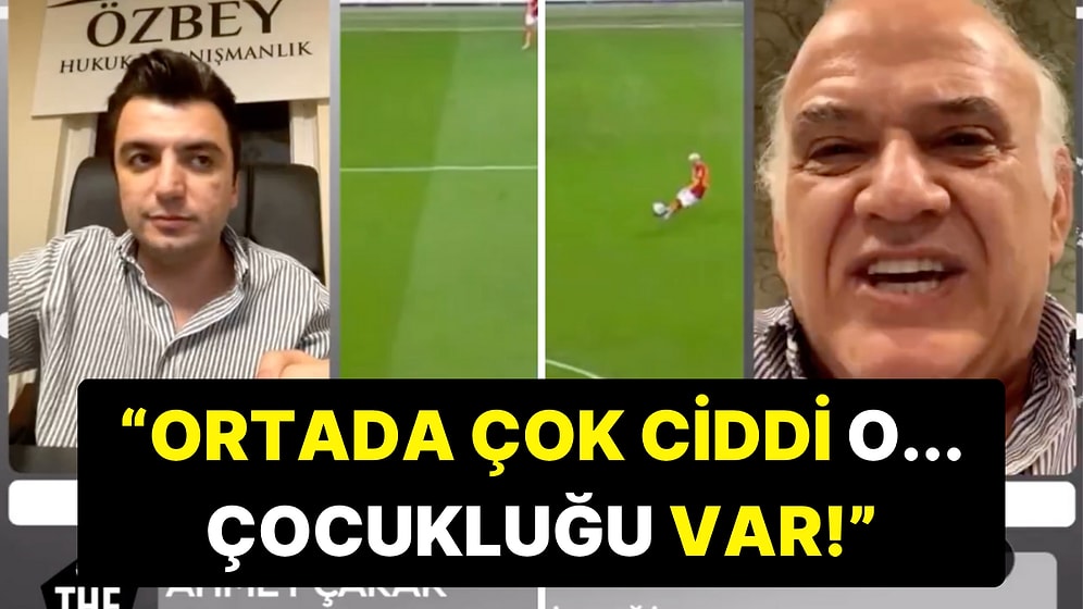 Ahmet Çakar Tartışmalı Gol Pozisyonu Hakkında Konuştu: "Ortada Çok Ciddi O.. Çocukluğu Var"