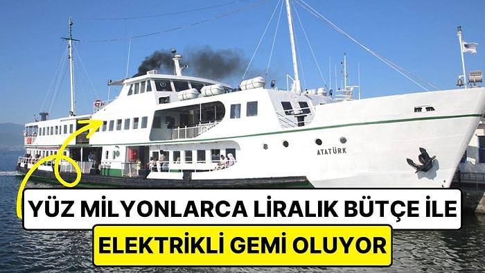 Deniz Ulaşımında Büyük Atılım: İzmit Körfezi'ndeki 36 Yıllık Atatürk Vapuru Elektrikliye Dönüştürülecek