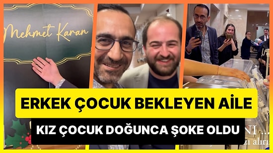 Erkek Çocuk Bekleyen Aile İsmine Dahi Karar Vermişken Kız Çocuk Doğunca Şoke Oldular!