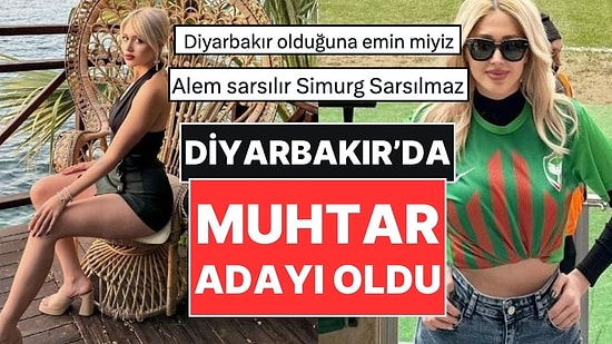 Diyarbakır'da Güzelliğiyle Büyüleyen Muhtar Adayı: Simurg Sarsılmaz