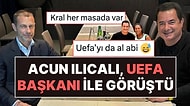 Acun Ilıcalı'nın UEFA Başkanı Aleksander Ceferin'le Görüşmesi Sosyal Medyayı Hareketlendirdi!