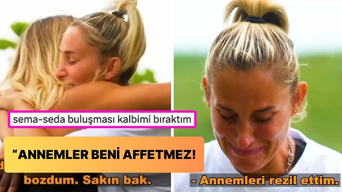 Survivor'da Diskalifiye Edilen Sema'nın İkizi Seda ile Veda Konuşması Herkesi Duygulandırdı!