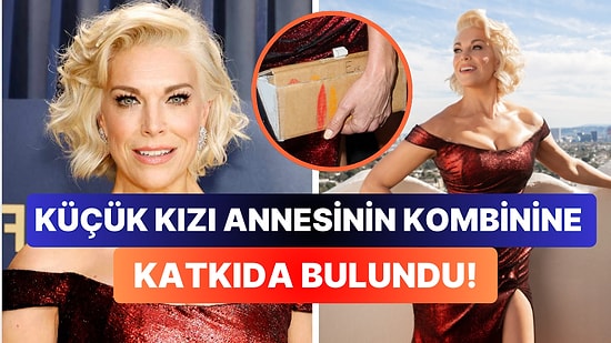Oyuncu Hannah Waddingham Kızı Tarafından Yapılan Kartondan Çanta ile Ödül Törenine Katılınca Kalpleri Eritti