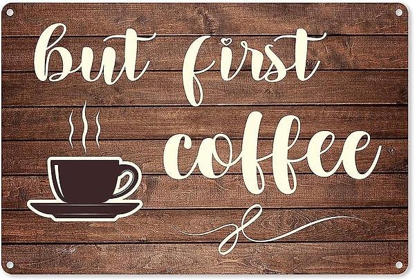 1. Sabah ilk iş olarak kafein içmek