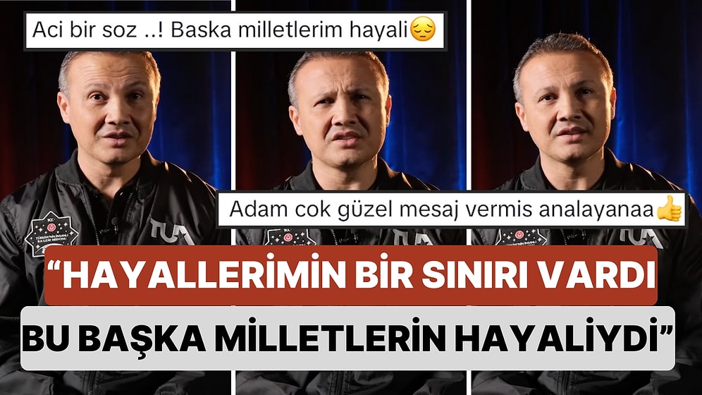 Alper Gezeravcı'nın "Uzaya Gitmek Hep Hayaliniz miydi?" Sorusuna Verdiği Cevap Uzun Uzun Düşündürecek