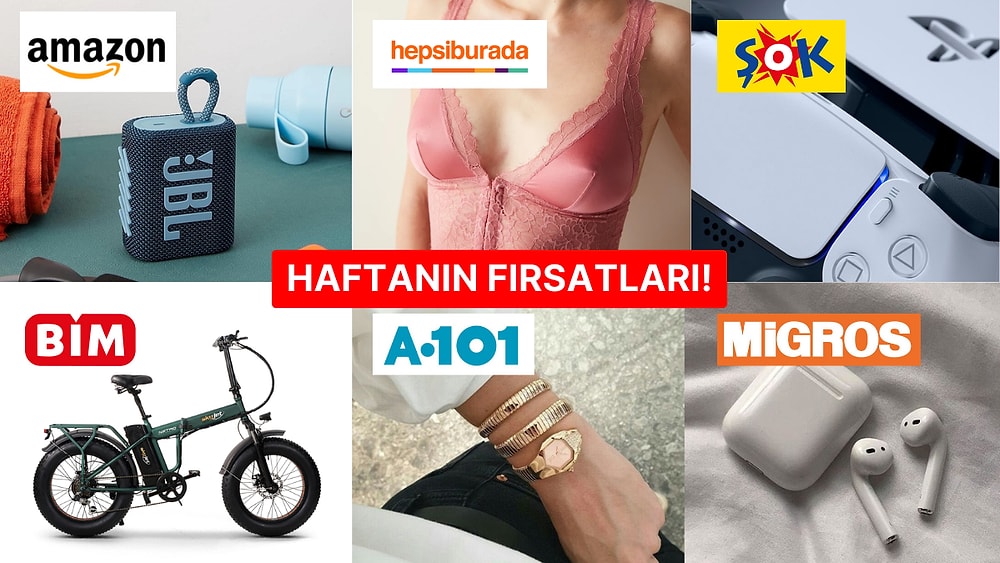 Haftanın Tüm İndirimleri Burada! Hepsiburada'dan Amazon'a Dikkat Çeken İndirimler ve Aktüel Katalogları