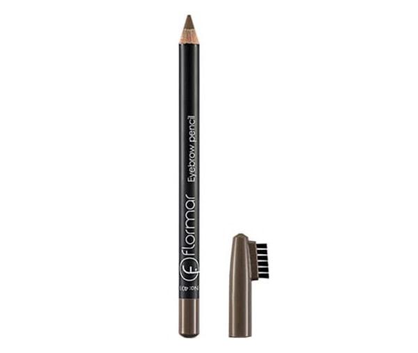 Flormar-Tarayıcı ve Dağıtıcı Fırça Kapaklı Eyebrow Pencil Kaş Kalemi
