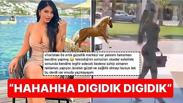 Şarkıcılığın yanı sıra ticaretle de uğraşan Ebru Polat'ın son videosundaki 'at gibi kadınım' iması sosyal medya kullanıcılarının diline fena düştü!