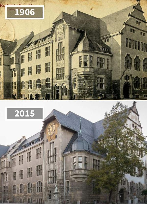2. Rudolstadt Marktstrasse 54 Bölge Mahkemesi, Almanya, 1906 - 2015.