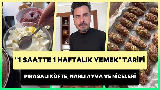 Sercan Çam'dan '1 Saatte 1 Haftalık Yemek'te Bu Hafta: Pırasalı Köfte, Kereviz Yemeği, Narlı Ayva ve Niceleri