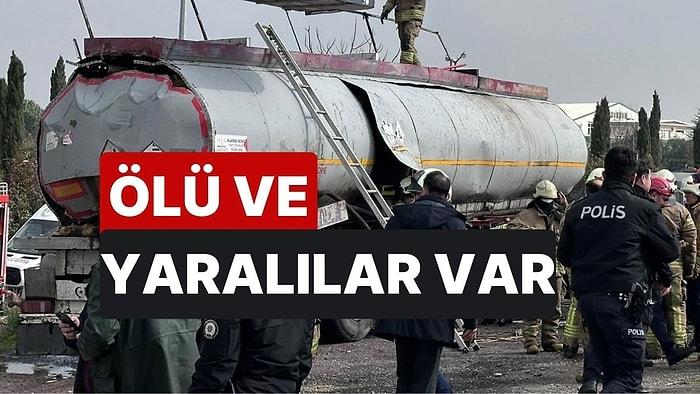 Ataşehir'de Park Halindeki Akaryakıt Tankerinde Patlama: Ölü ve Yaralılar Var