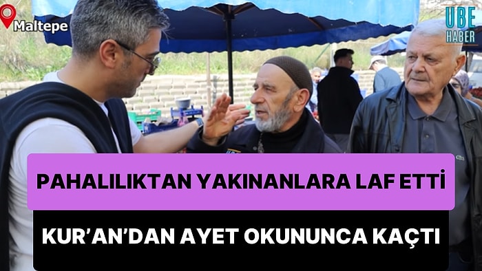 Pahalılıktan Yakınan Kadınlara Laf Eden Dayıyı Kur'an'dan Ayet Okuyarak Sus Pus Eden Muhabir