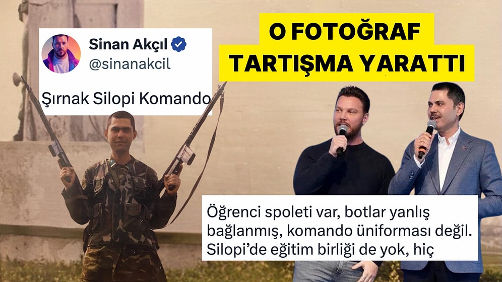 Sinan Akçıl'ın Paylaştığı Murat Kurum'un Askerlik Fotoğrafı Tartışma Yarattı