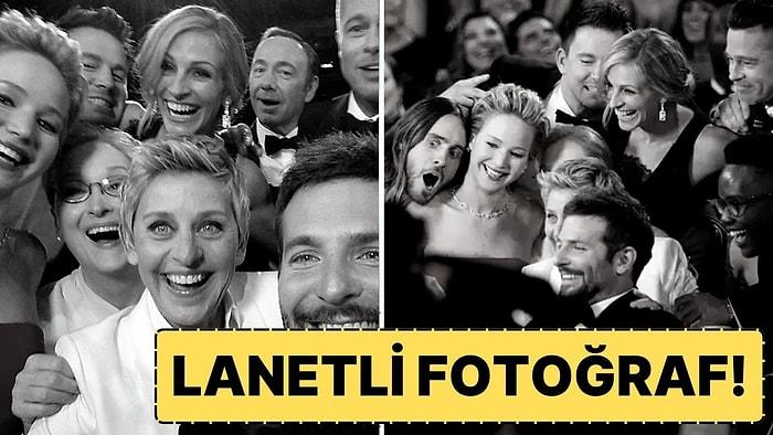 2014 Yılındaki Oscar Töreninde Çekilen ve Tüm Dünyanın Konuştuğu Fotoğraf 'Lanetli' Çıktı!