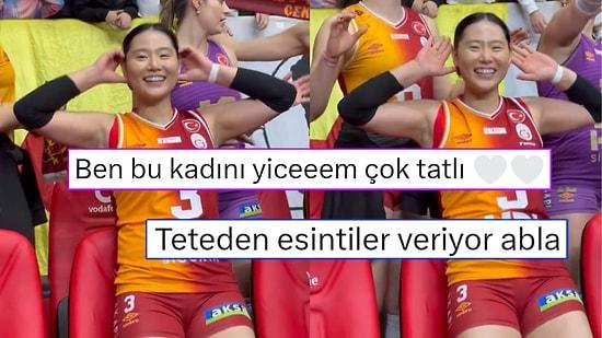 Galatasaray'ın Japon Voleybolcusu Tashiro'nun Beşiktaş Galibiyetini Kutladığı Eğlenceli Anlar