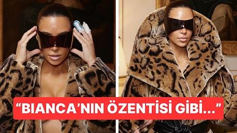 Kim Kardashian'ın Bianca Censori Çakması Kıyafetini Görenler Kanye West'in Eski Eşini Yerden Yere Vurdular