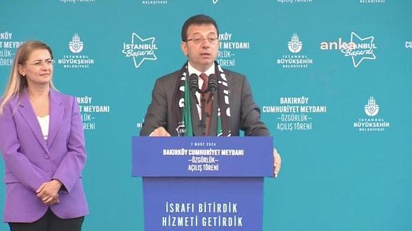 İBB Başkanı Ekrem İmamoğlu da bugün yaptığı açıklamada Burcu Köksal’ı eleştirmişti.