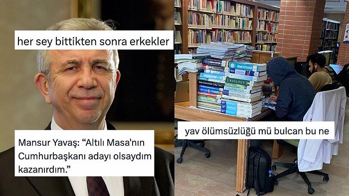 Mansur Yavaş'ın Açıklamalarından Kütüphaneye Kamp Kuranlara Son 24 Saatin Viral Tweetleri