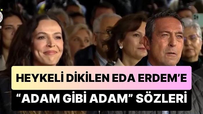 TVF Başkanı Mehmet Akif Üstündağ'dan Heykel Açılışında Eda Erdem'e: 'Adam Gibi Adam'
