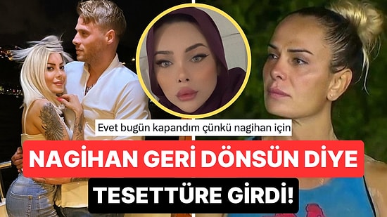 Bunu da Gördük: Yunus Emre'nin Arkadaşı Nagihan Survivor'a Geri Dönebilsin Diye Tesettüre Girdi!