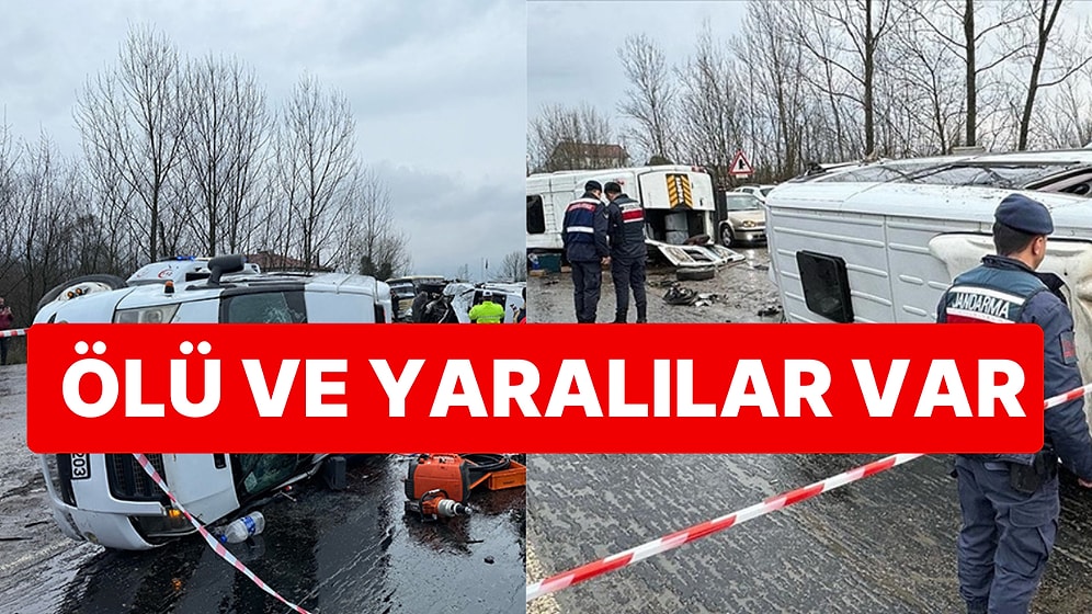 Bartın'da Feci Kaza: İşçi Servisleri Çarpıştı
