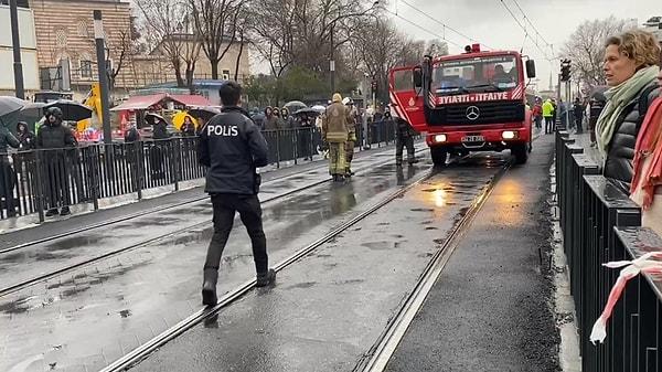 Edinilen bilgiye göre, T1 Kabataş-Bağcılar seferini yapan tramvay, dün Laleli Durağı yakınlarında motosikletli İsmail Kurt'a çarptı.