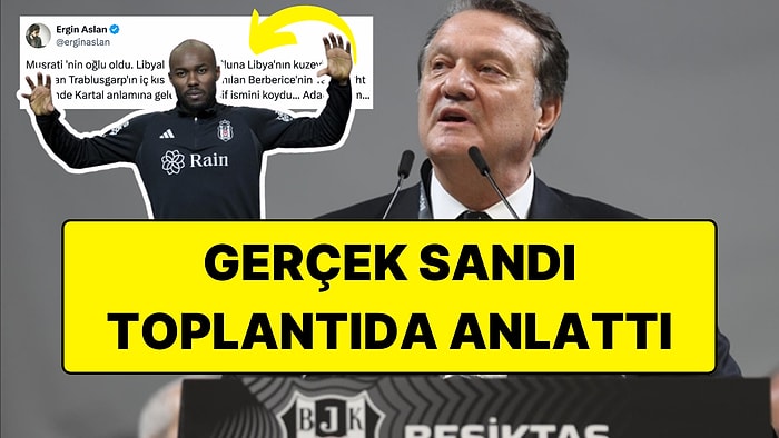 BJK Başkanı Hasat Arat Fena Trollendi: "Al-Mustari Oğluna Kartal Anlamına Gelen 'Yousif' İsmini Koydu"