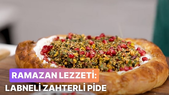 Ramazan’da Sofralardan Eksik Etmediğimiz Pideyi Evde Yapıyoruz: Zeytinli Kekikli Labneli Zahterli Pide Tarifi!