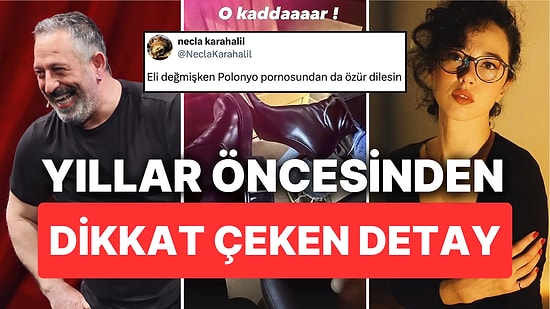 Cem Yılmaz'ın Yeni Aşkı Necla Karahalil'in Yıllar Önce Cem Yılmaz'ı Savunduğu Ortaya Çıktı