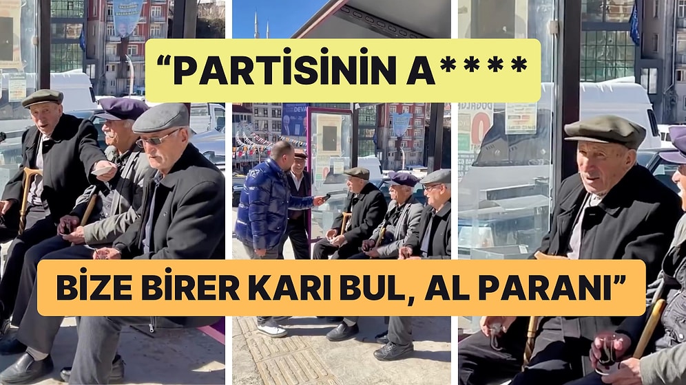 Seçim Anketi Yapan Muhabire Dayılardan İlginç İstek: "Bizim Karımız Yok, Bize Birer Karı Bul"