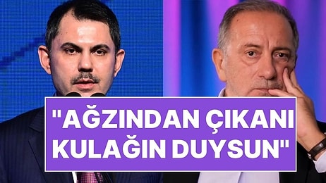 Fatih Altaylı'dan Murat Kurum'a Gaf Çıkışı: "Aç Bir Seyret Yaptığın Konuşmaları"