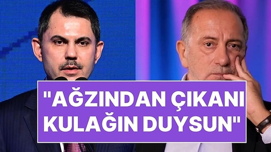 Fatih Altaylı'dan Murat Kurum'a Gaf Çıkışı: "Aç Bir Seyret Yaptığın Konuşmaları"