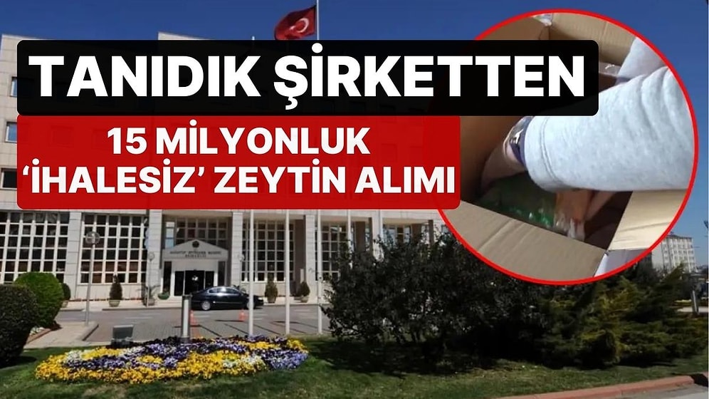 Gaziantep Büyükşehir Belediyesi'nden 15 Milyonluk 'İhalesiz' Zeytin Alımı