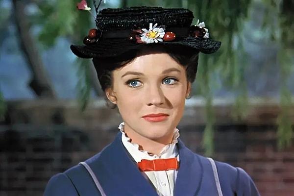 2. Mary Poppins, Julie Andrew'un ilk büyük ekran film rolüydü, ona 1965 En İyi Kadın Oyuncu ödülünü kazandırdı.