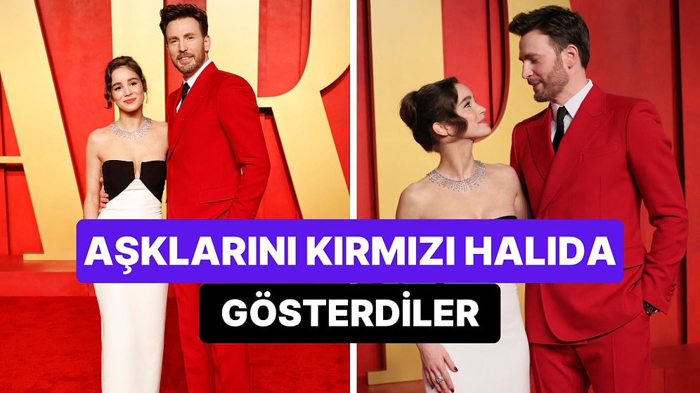 Evliliklerinden Sonra İlk Defa Oscar Ödüllerinde Görüldüler! Chris Evans ve Alba Baptista El Ele Poz Verdi