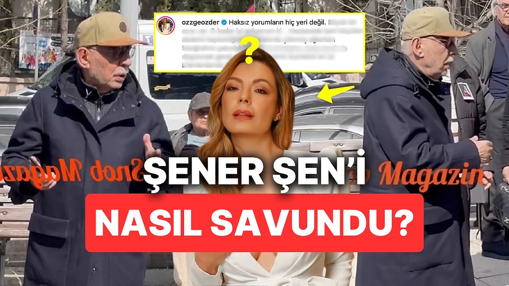 Şener Şen'in Kayhan Yıldızoğlu'nun Cenazesindeki Sinirli Anlarına Oyuncu Özge Özder'den Destek Geldi
