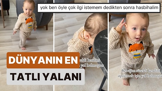 Annesine Kendini Sürekli Öptürmenin Bir Yolunu Bulan Miniğin Tatlı Hilesine Bayılacaksınız