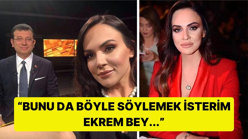 Murat Kurum'u Programına Konuk Alan Buket Aydın'dan Beklenmedik Ekrem İmamoğlu Çıkışı