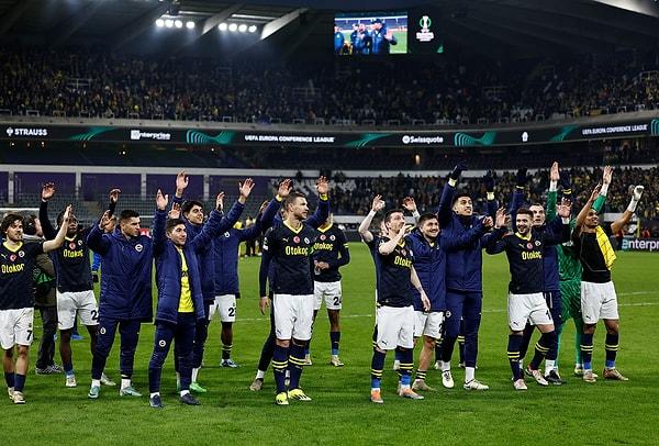 UEFA Avrupa Konferans Ligi son 16 turu ilk maçında Union Saint Gilloise deplasmanına çıkan Fenerbahçe, zorlu maçtan 3-0'lık galibiyetle döndü.