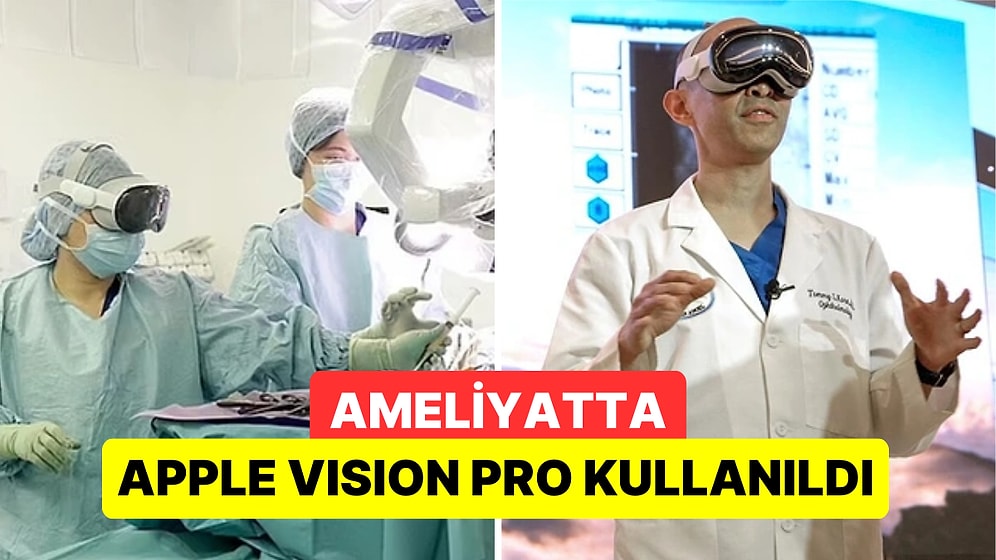 İngiltere'de Cerrahlar Bir İlke İmza Atarak Apple Vision Pro ile Ameliyata Girdiler!