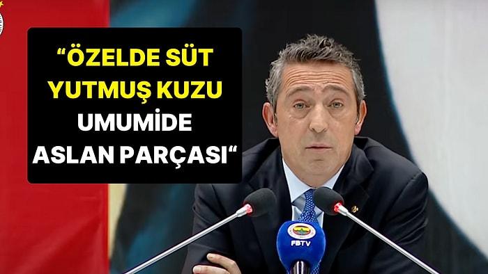 Ali Koç Galatasaray Yönetimine Seslendi: "Özelde Süt Yutmuş Kuzu, Umumide Aslan Parçası"