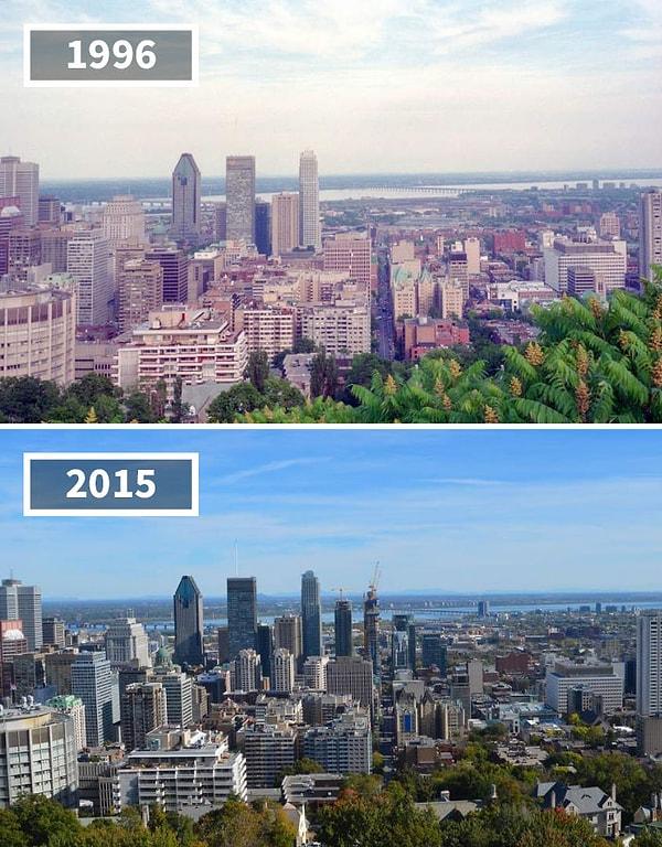 1. Şehir manzarası, Montreal, Kanada, 1996 - 2015.