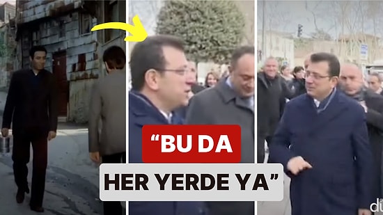 Ekrem İmamoğlu ve Bir Seçmen Arasında Kemal Sunal Filmlerini Aratmayan Anlar Yaşandı: "Bu da Her Yerde Ya"
