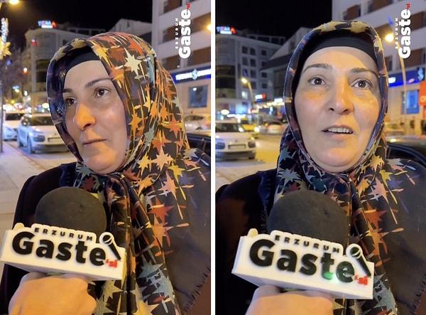 "Erzurum Gastesi" isimli kanala konuşan kadının samimiyeti ve doğallığı izleyenleri hem güldürdü hem kalplerini ısıttı.