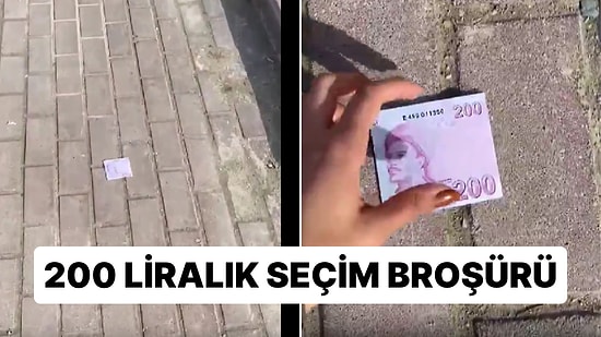 Seçim Çalışmaları Ekonomide Yoğunlaştı: 200 Liralık Seçim Broşürü İlgi Çekti