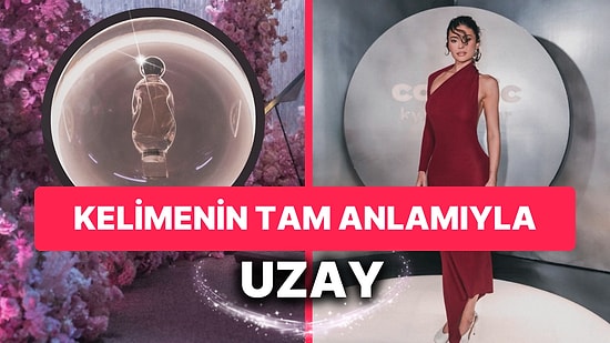 Kylie Jenner Yeni Parfümü 'Cosmic'in Lansmanında Resmen Dişil Enerjisini Konuşturdu