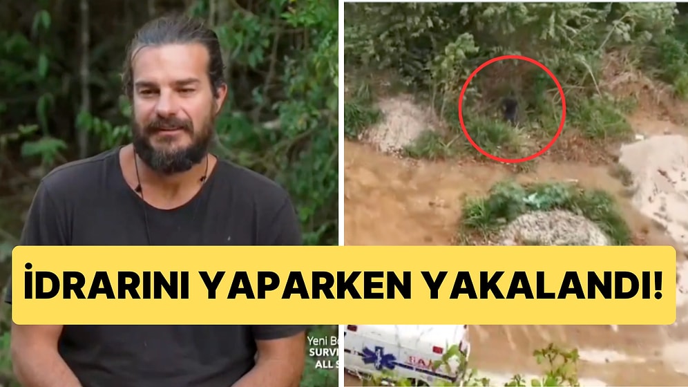 Survivor'da Hakan Ormanlık Alanda İdrarını Yaparken Kameralara Takıldı!