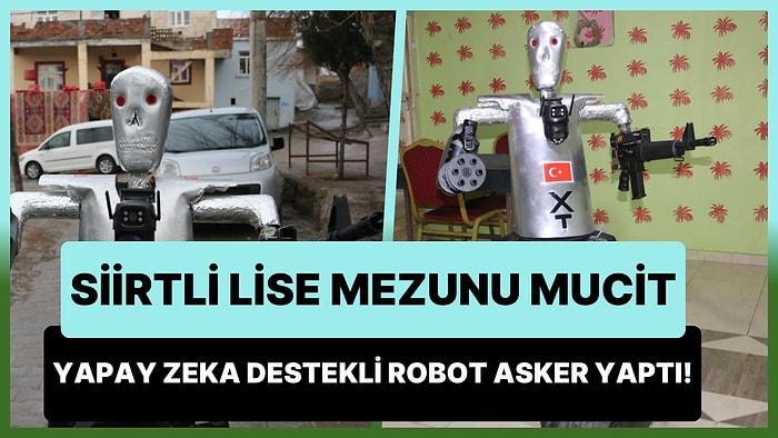Siirtli Lise Mezunu Mucit, Yapay Zeka Destekli İnsansı Robot Asker Yaptı