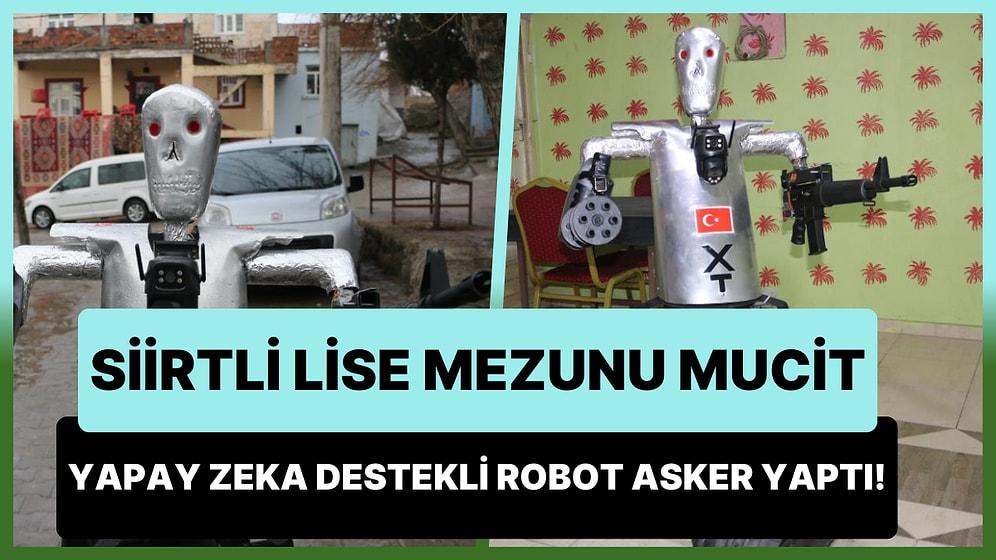 Siirtli Lise Mezunu Mucit, Yapay Zeka Destekli İnsansı Robot Asker Yaptı